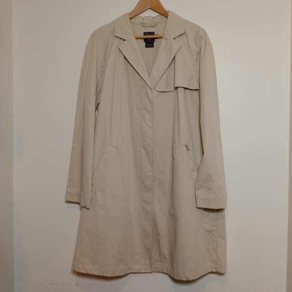 Faconnable Jackets & Blazers - Vintage Faconnable Khaki Trench Coat Made In Italy